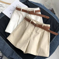 Calções Belted Apricot Chic
