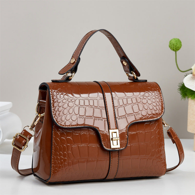 Mala  Efeito Croco Gloss