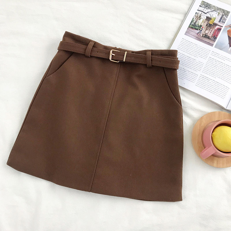 Saia Minimalist Belted A-Line