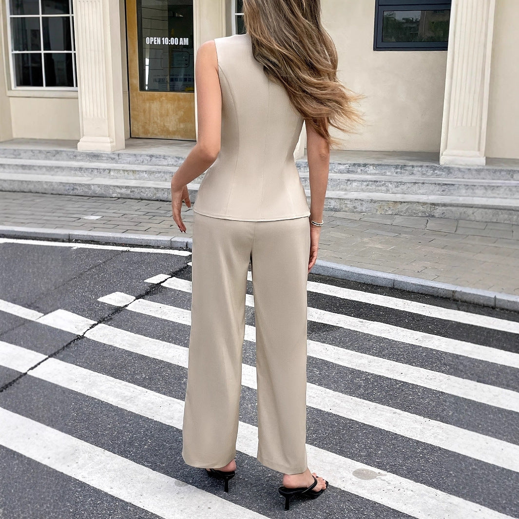 Conjunto Tailored Rose Button