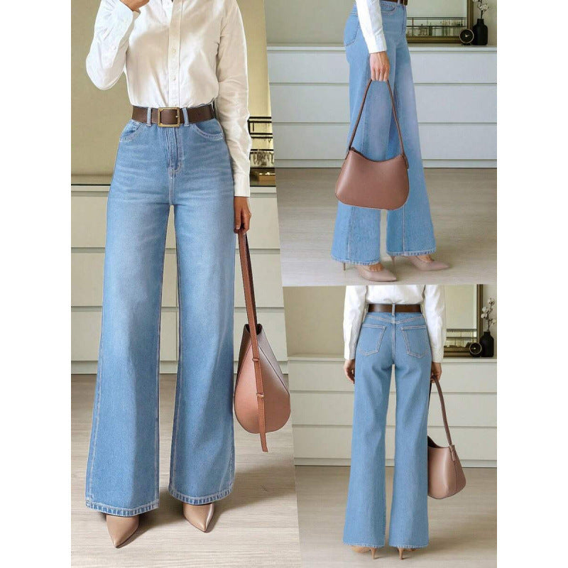 Denim Wide Leg Palazzo