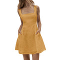 Vestido Summer A-Line Square