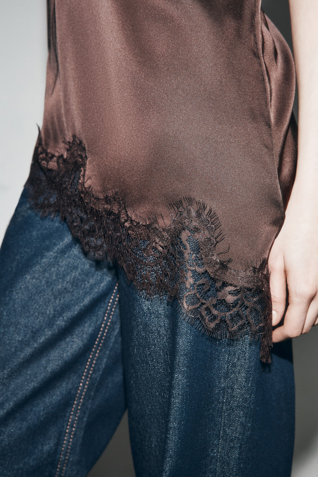 Regata Acetinada Lace Romance