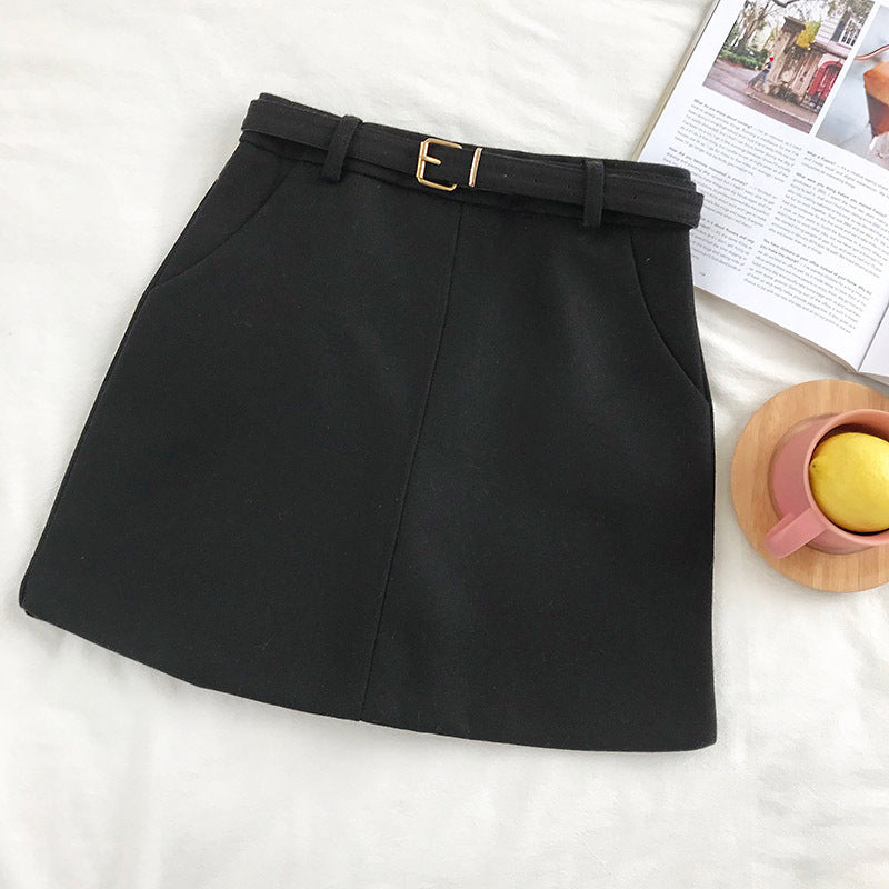 Saia Minimalist Belted A-Line