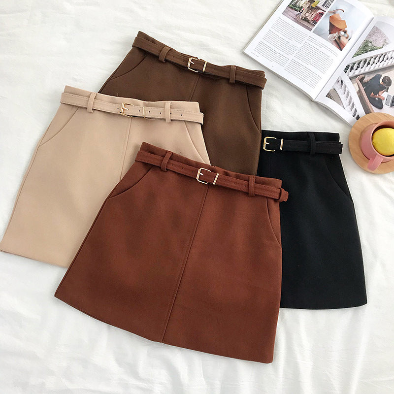 Saia Minimalist Belted A-Line
