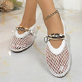 Sapatilhas Fishnet Mary Jane