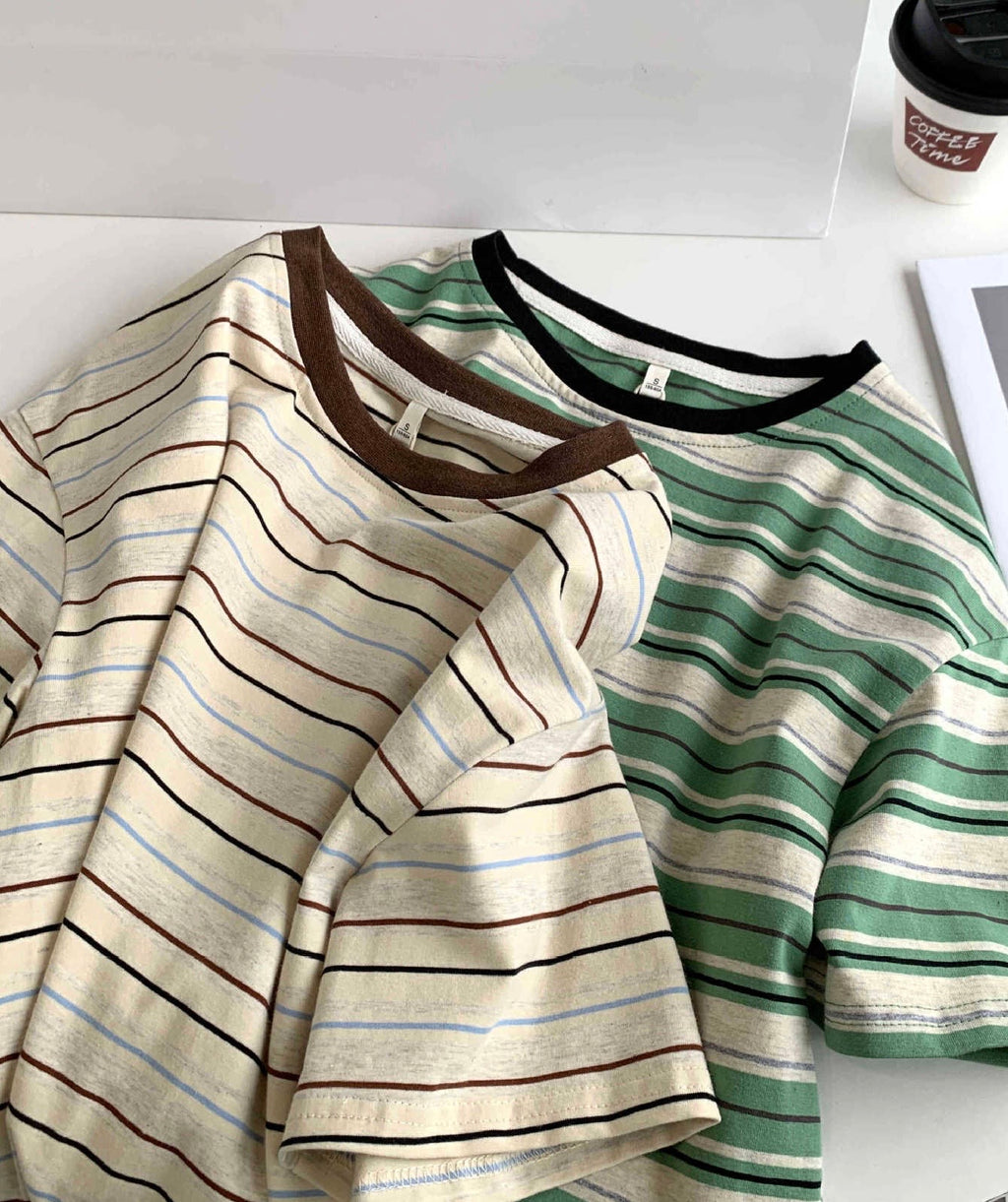 Camiseta Listrada Vintage