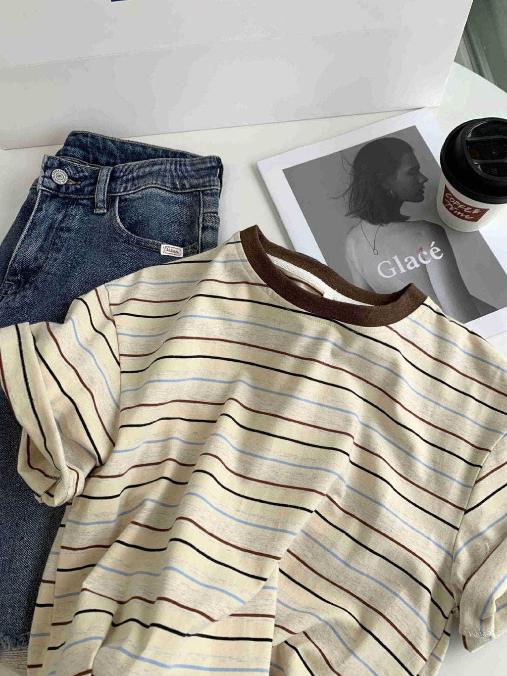 Camiseta Listrada Vintage