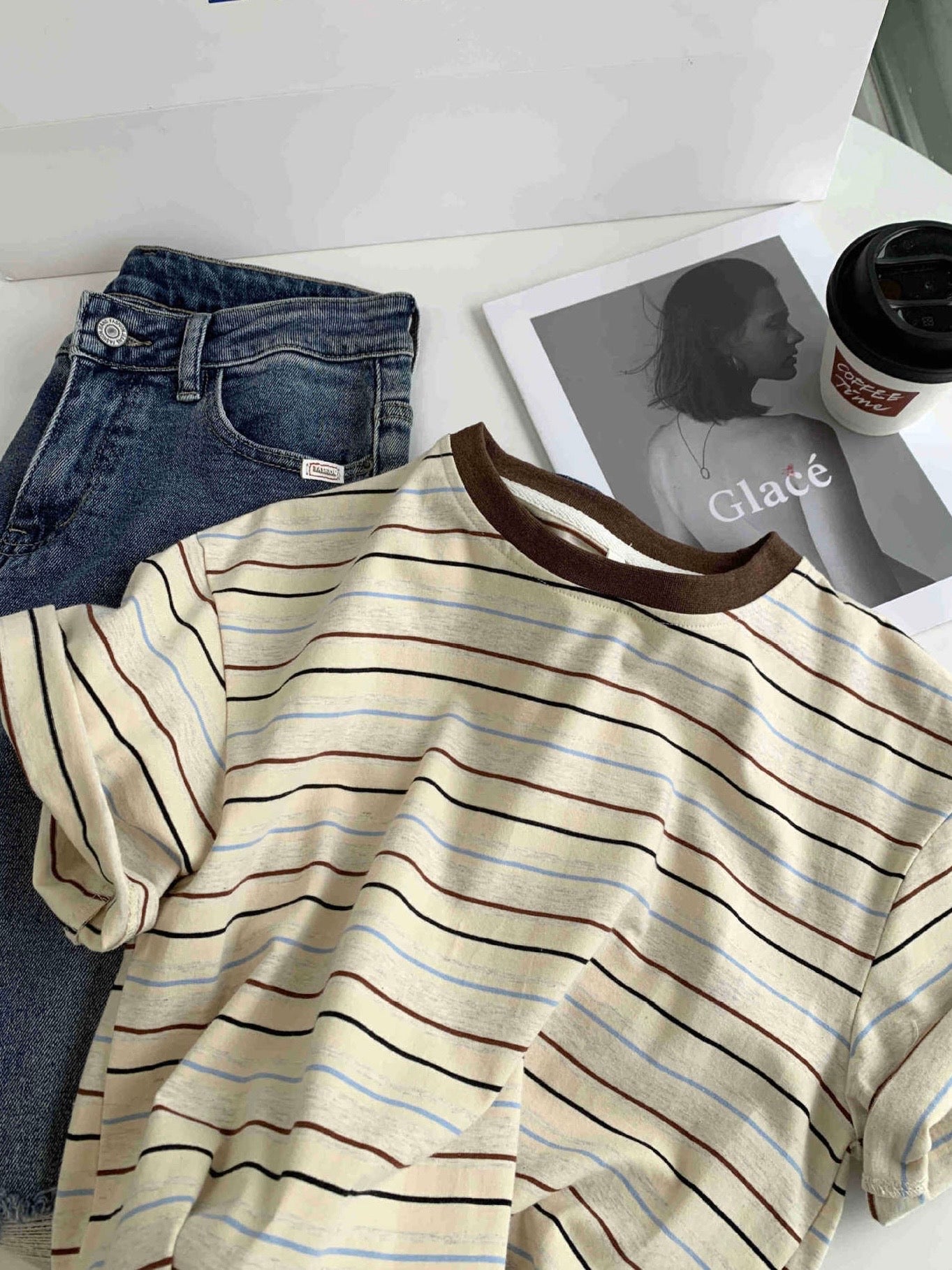 Camiseta Listrada Vintage