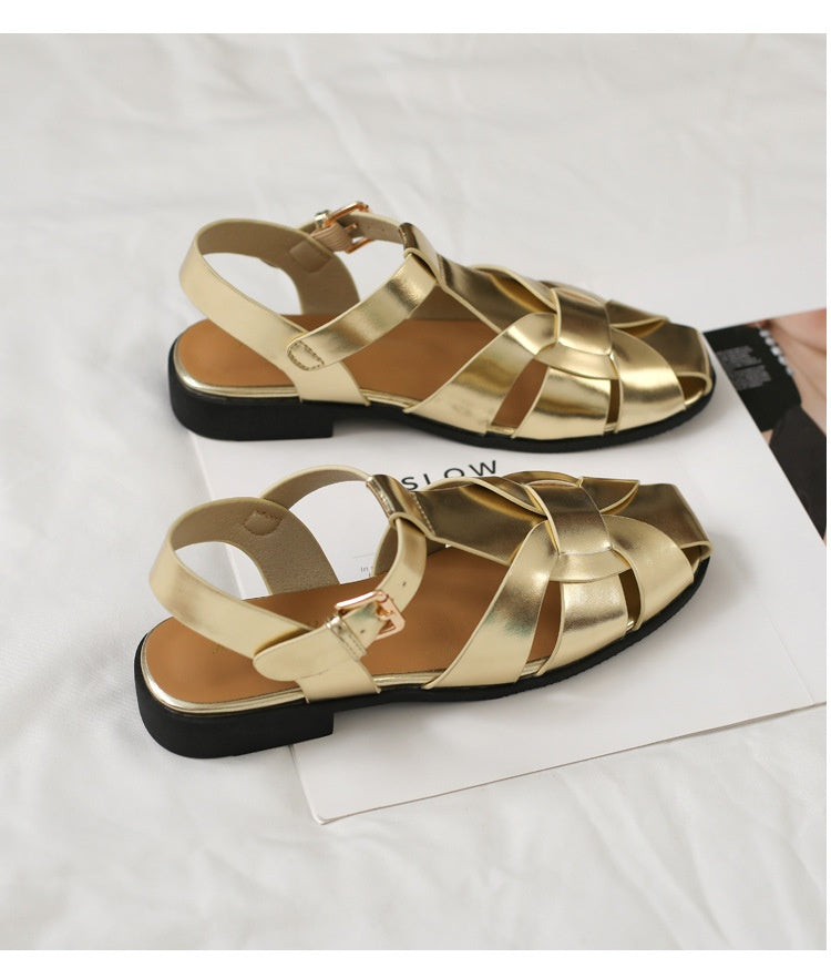 Sandália Silver Metallic