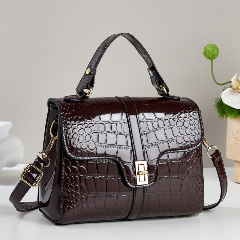 Mala  Efeito Croco Gloss