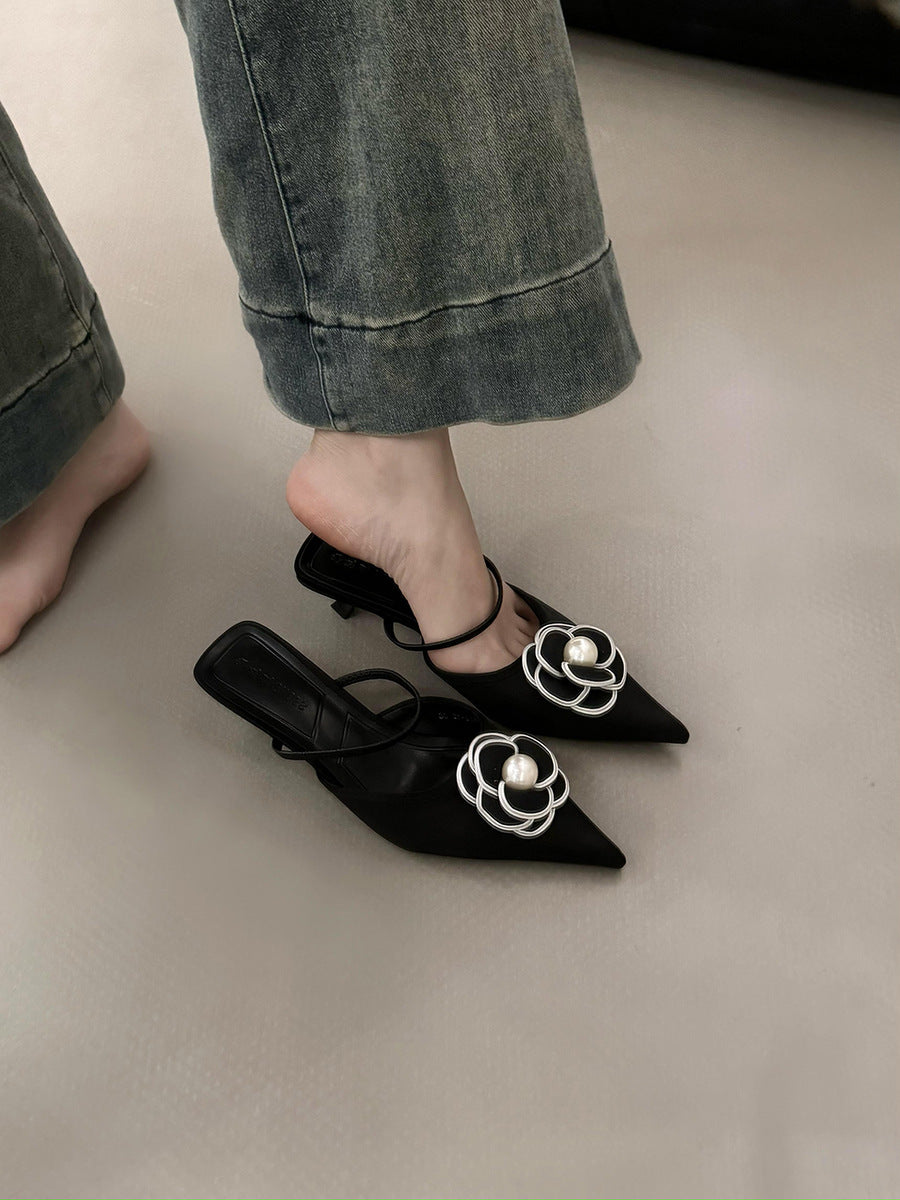 Mules French Camellia