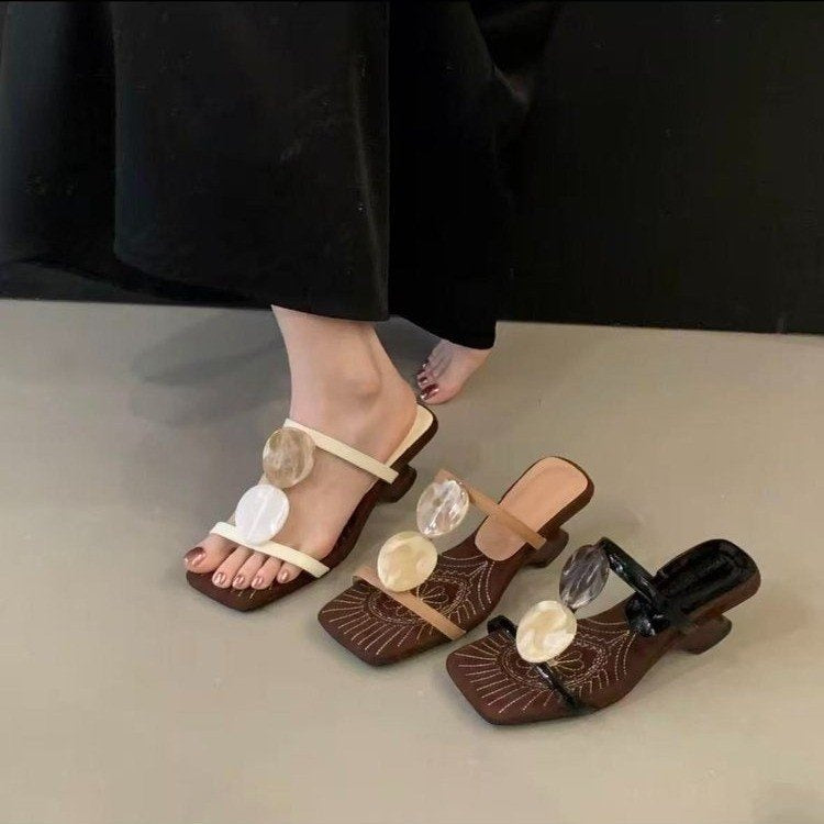 Sandália French Niche Slide