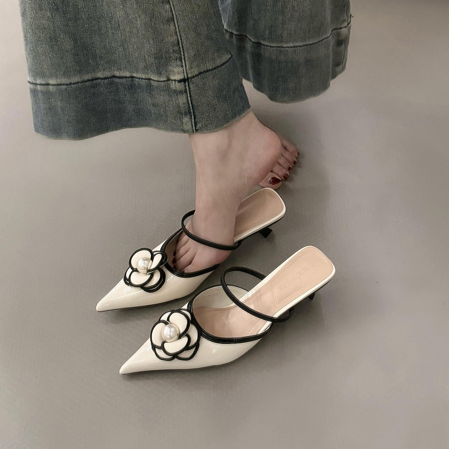 Mules French Camellia