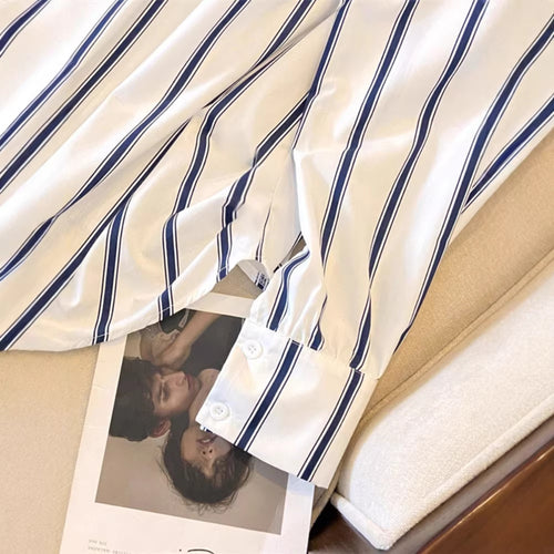 Camisa Listrada Oxford