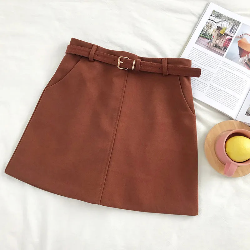 Saia Minimalist Belted A-Line