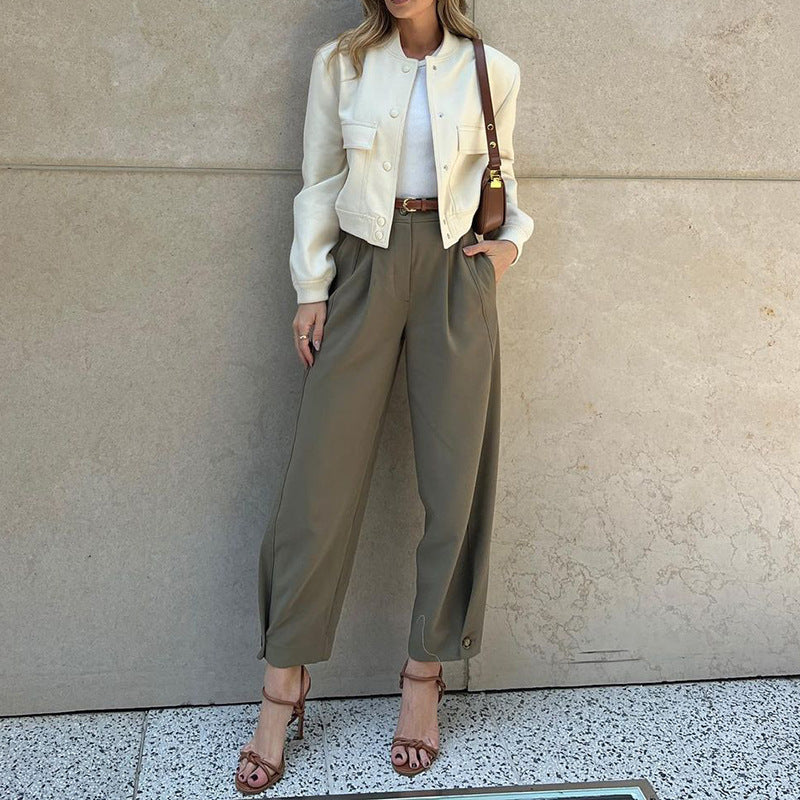 Calças Loose Suit Elegance