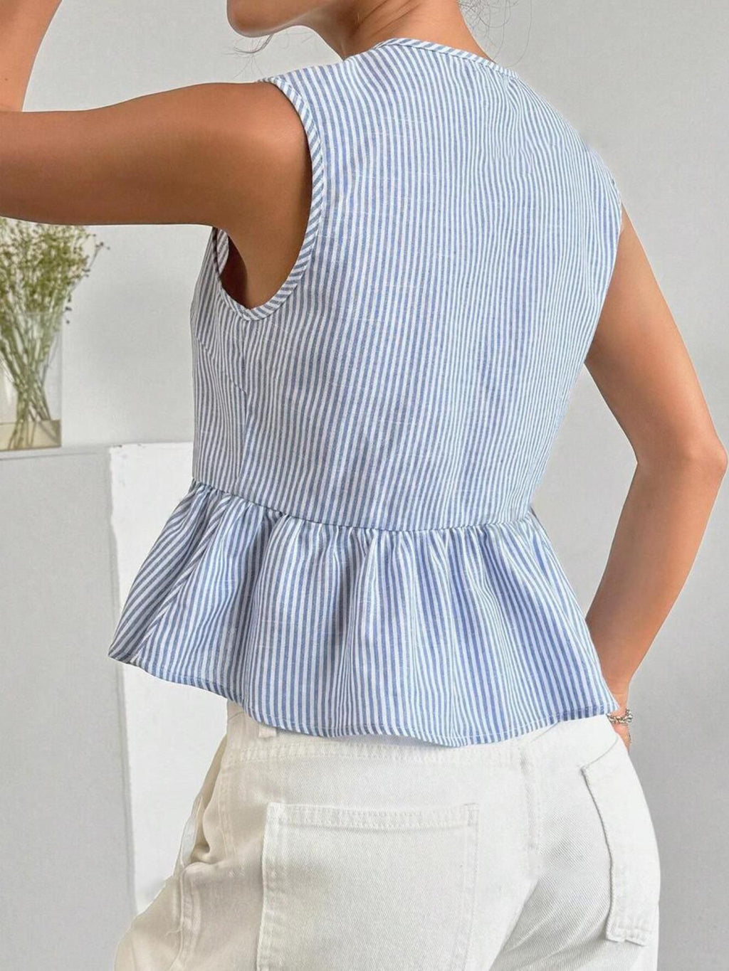 Top Peplum com Laços